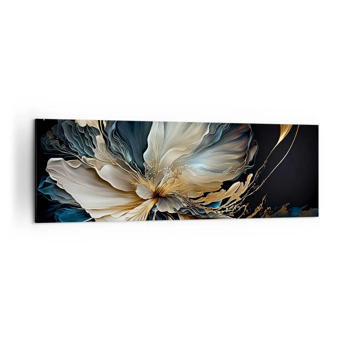 Canvastavla - Bild på duk - Sagolik ormbunksblomma - 160x50 cm