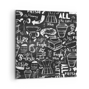 Canvastavla - Bild på duk - All you need is… - 60x60 cm