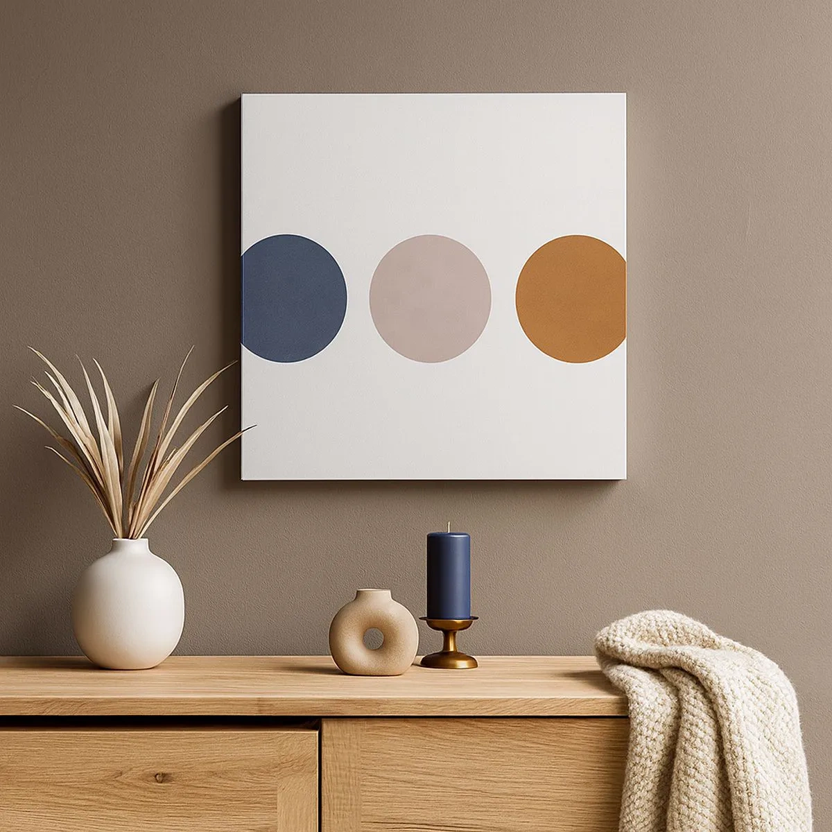 Canvastavla - Bild på duk - Perfektionens symbol - 30x30 cm