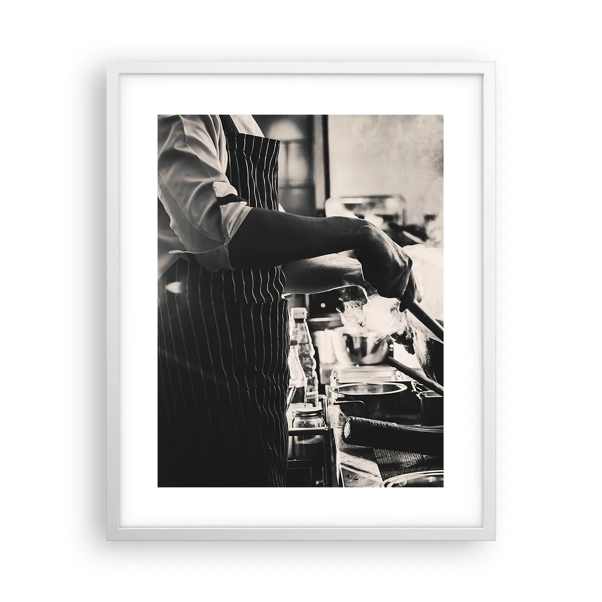 Affisch i vit ram - Alkemi av smaker - 40x50 cm