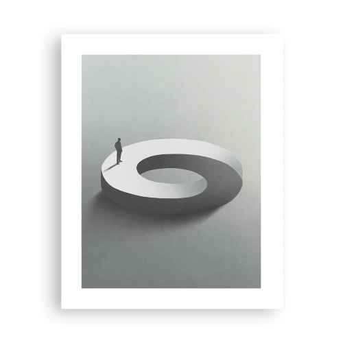 Affisch - Och försök att vara klok - 40x50 cm