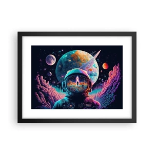 Affisch i svart ram - Filosofer har aldrig drömt - 40x30 cm