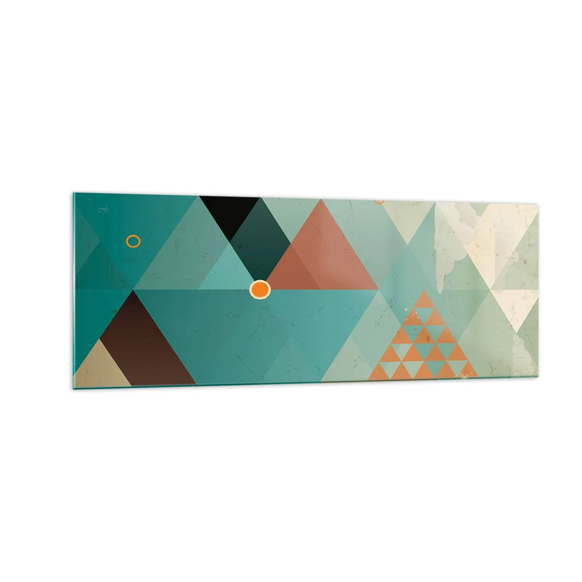 Glastavla - Bild på glas - Mångfaldens enighet, enighetens mångfald - 140x50 cm