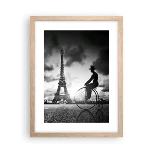 Affisch i ram av ljusek - Längtan efter Belle Epoque - 30x40 cm