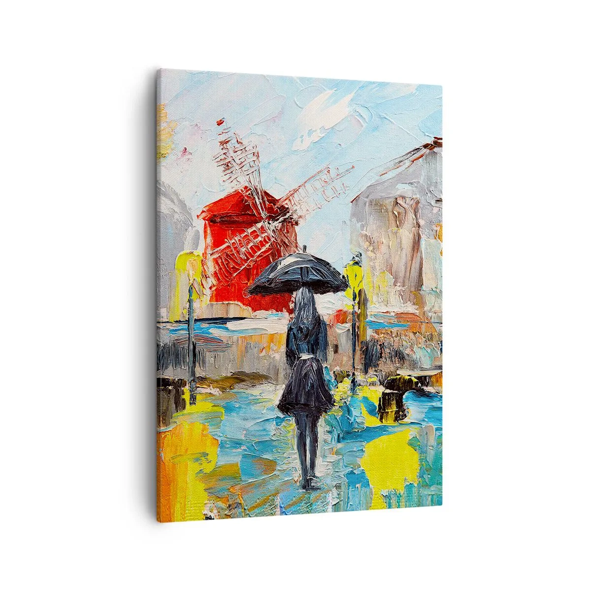 Canvastavla - Bild på duk - Parislegender - 50x70 cm