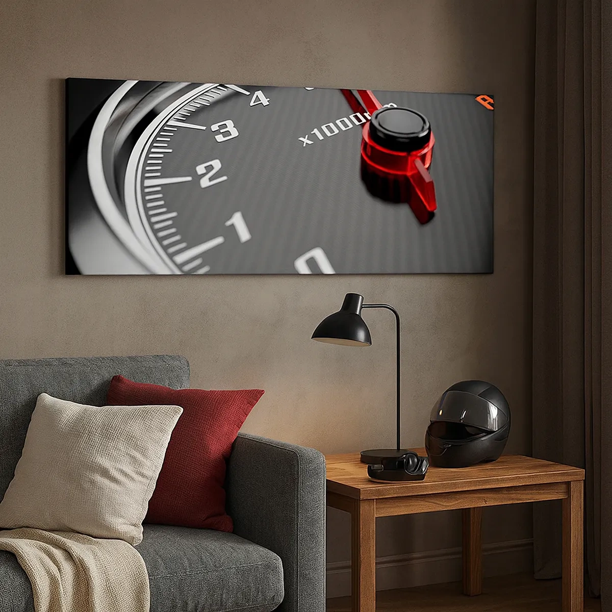 Canvastavla - Bild på duk - Gasen i golvet - 30x30 cm