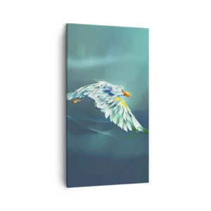 Canvastavla - Bild på duk - Flyg som en örn - 45x80 cm
