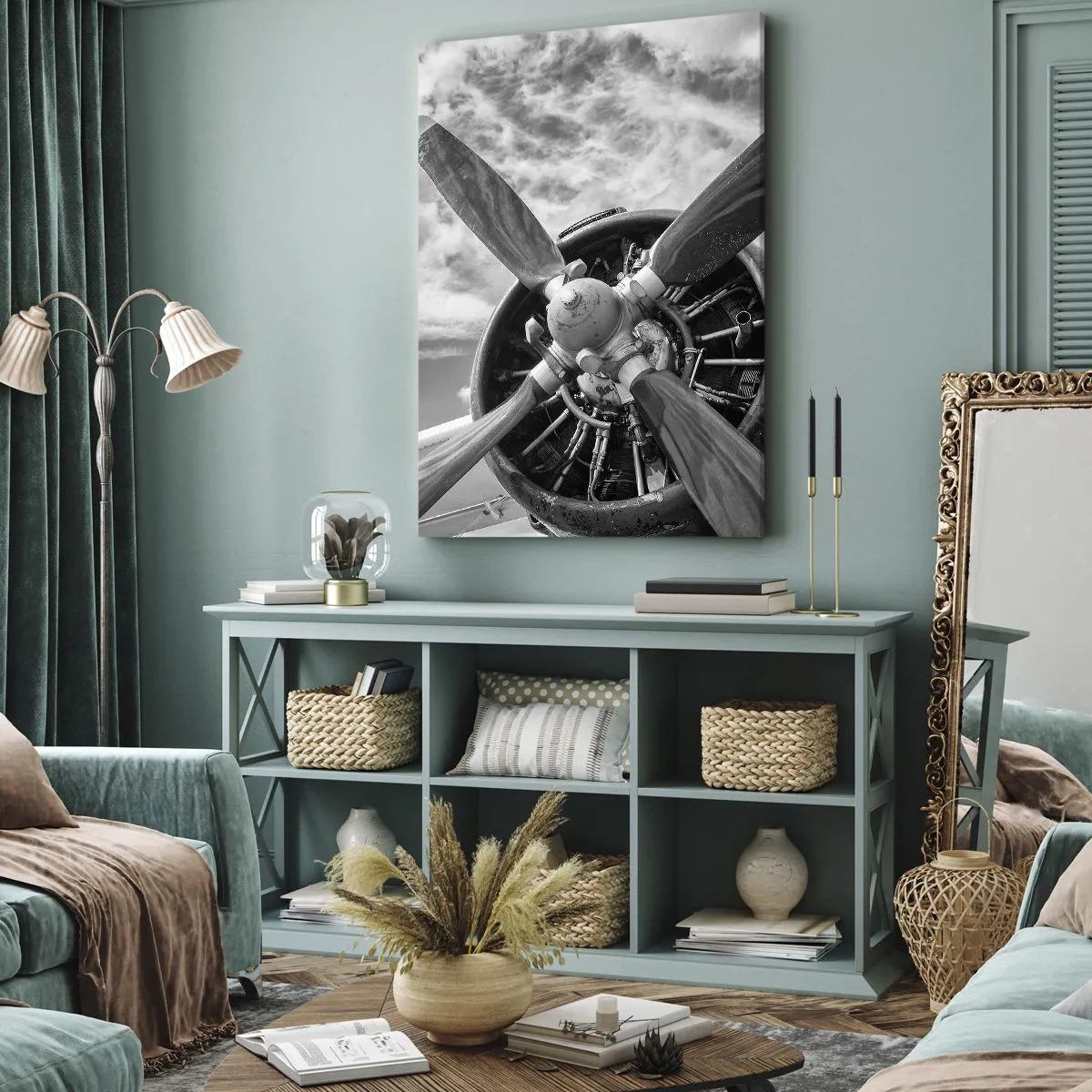 Canvastavla - Bild på duk - Luftrummets härskare - 50x70 cm