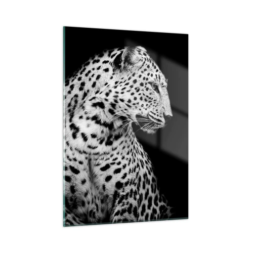 Glastavla - Bild på glas - Perfekt höger profil! - 50x70 cm