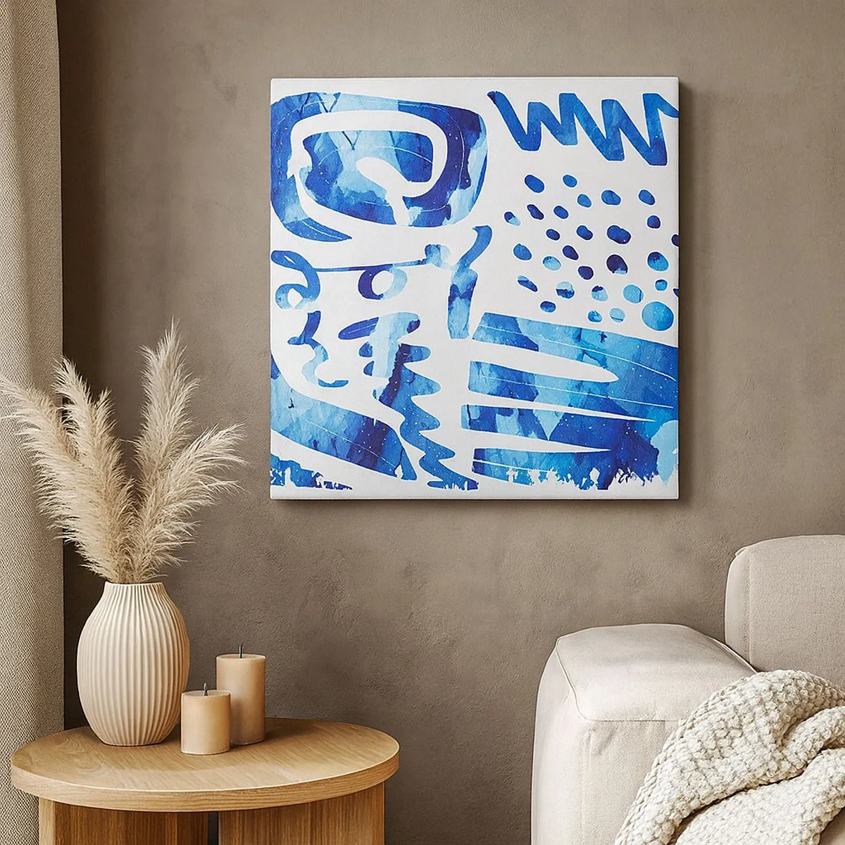 Canvastavla - Bild på duk - Tillbaka till rötterna - 30x30 cm