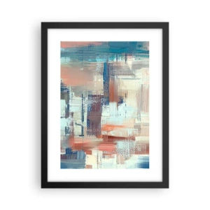 Affisch i svart ram - Att nå ljuset - 30x40 cm