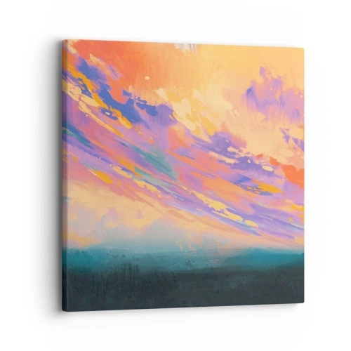 Canvastavla - Bild på duk - Dragkraft - 30x30 cm