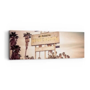 Canvastavla - Bild på duk - Här står tiden stilla - 90x30 cm