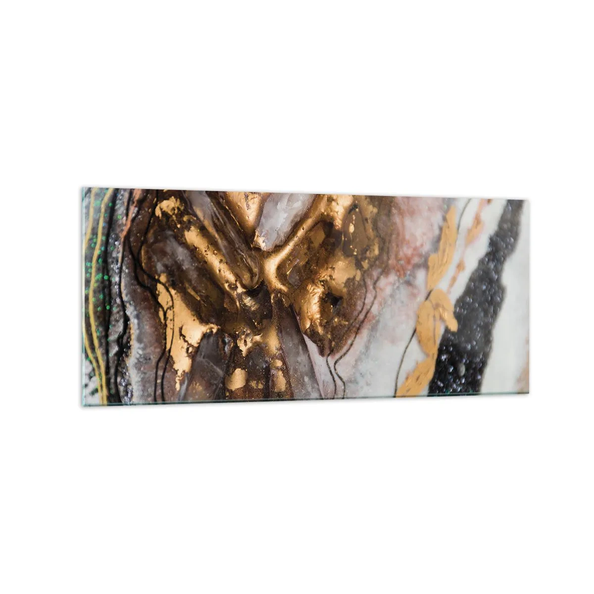 Glastavla - Bild på glas - Jordens element - 120x50 cm