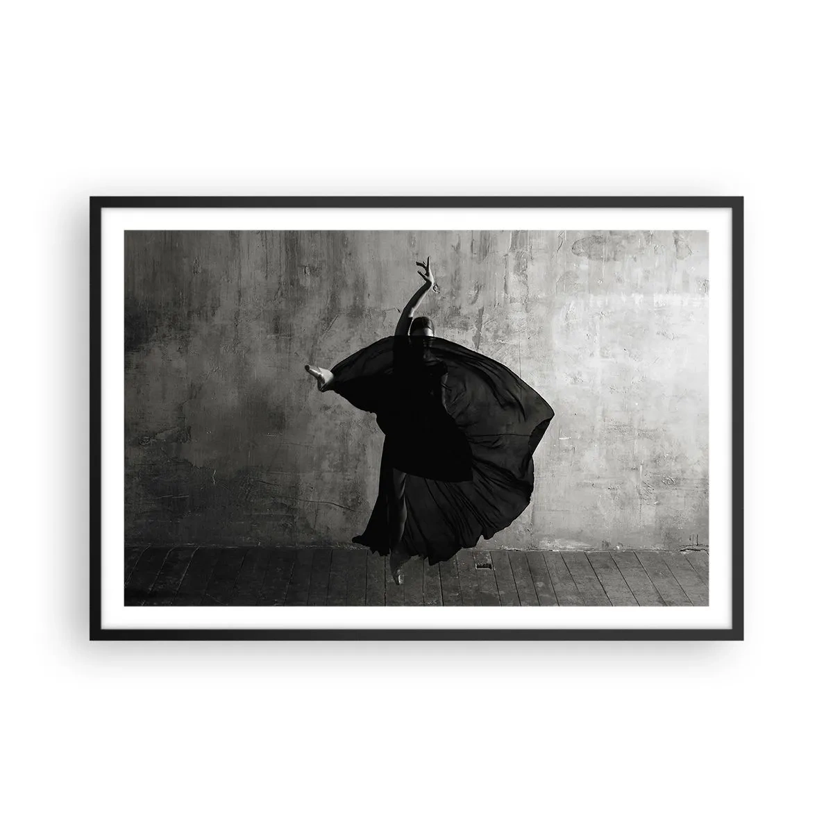 Affisch i svart ram - Full av passion - 91x61 cm