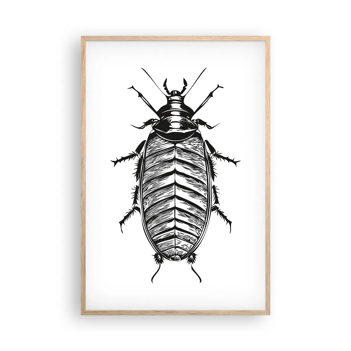 Affisch i ram av ljusek - Vilket exemplar! - 61x91 cm