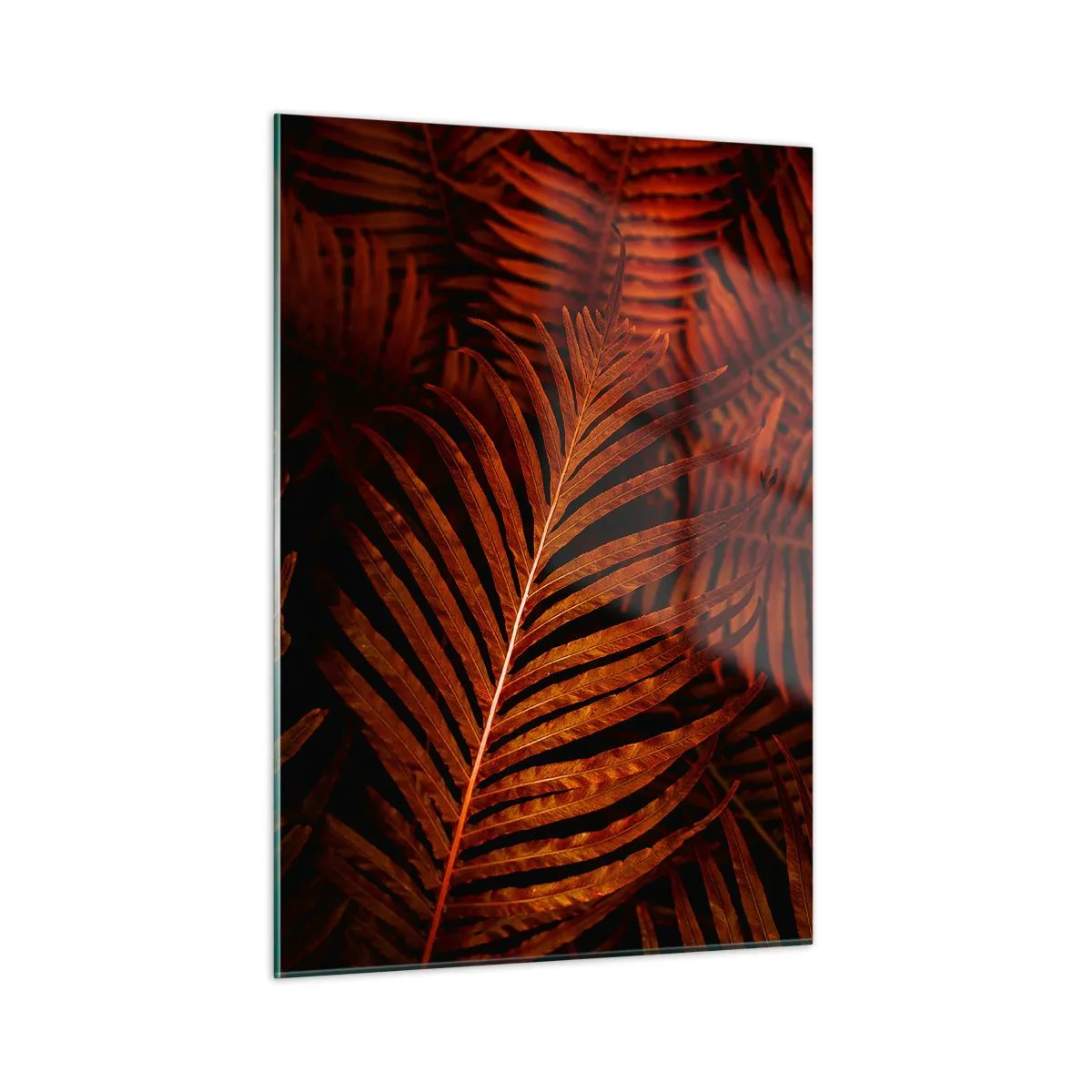 Glastavla - Bild på glas - Livets glöd - 50x70 cm