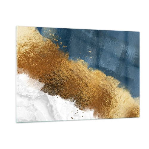 Glastavla - Bild på glas - Sommarens färger - 120x80 cm