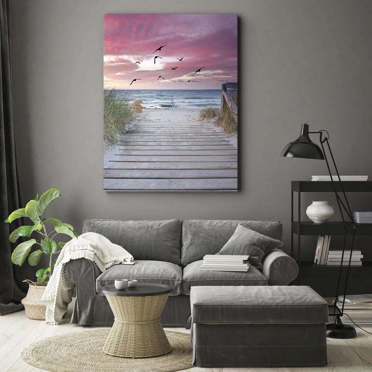Canvastavla - Bild på duk - Östersjöimpression - 50x70 cm