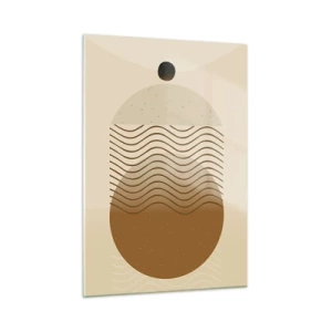 Glastavla - Bild på glas - Om geometriska figurers ursprung - 50x70 cm