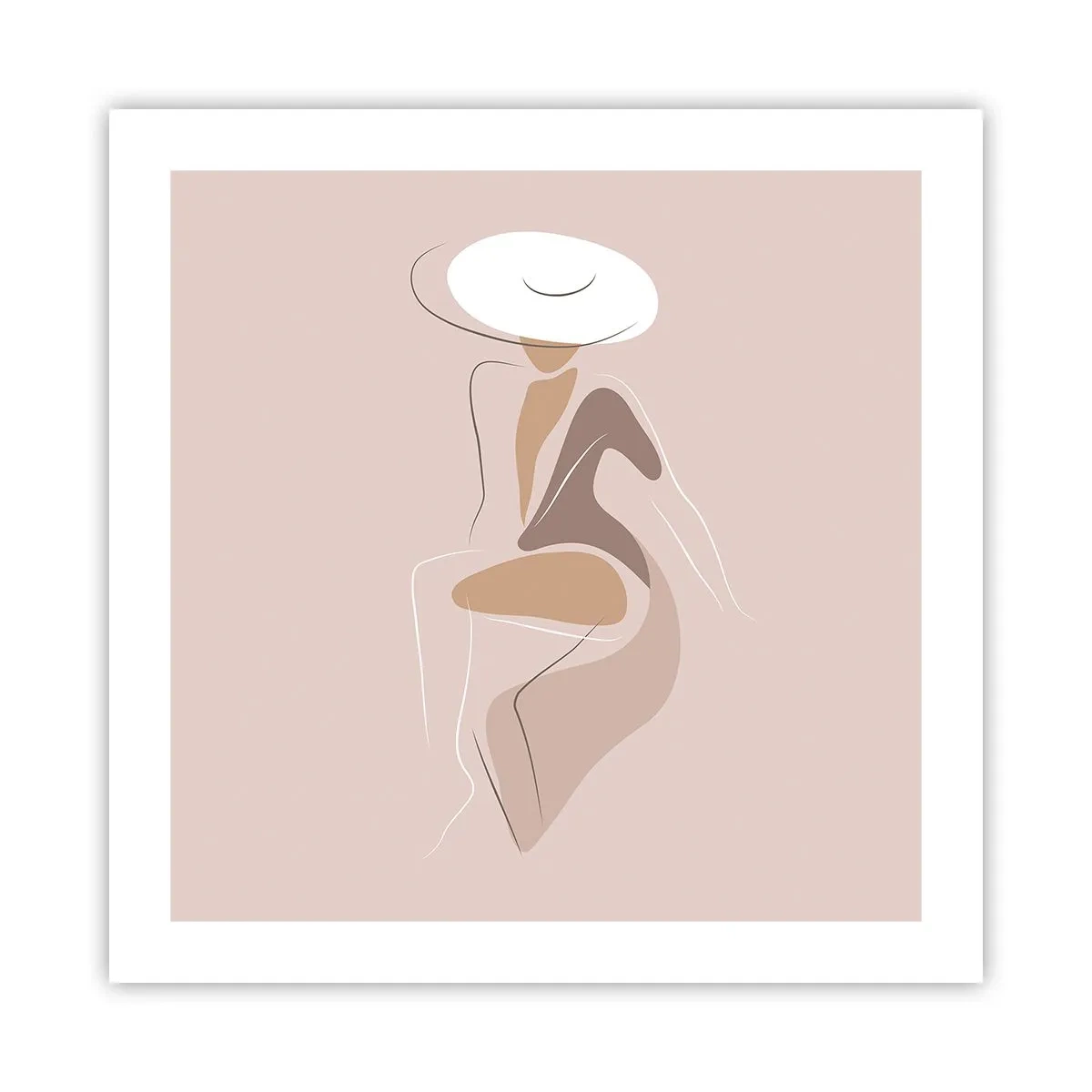 Affisch - Att vara dam - 50x50 cm