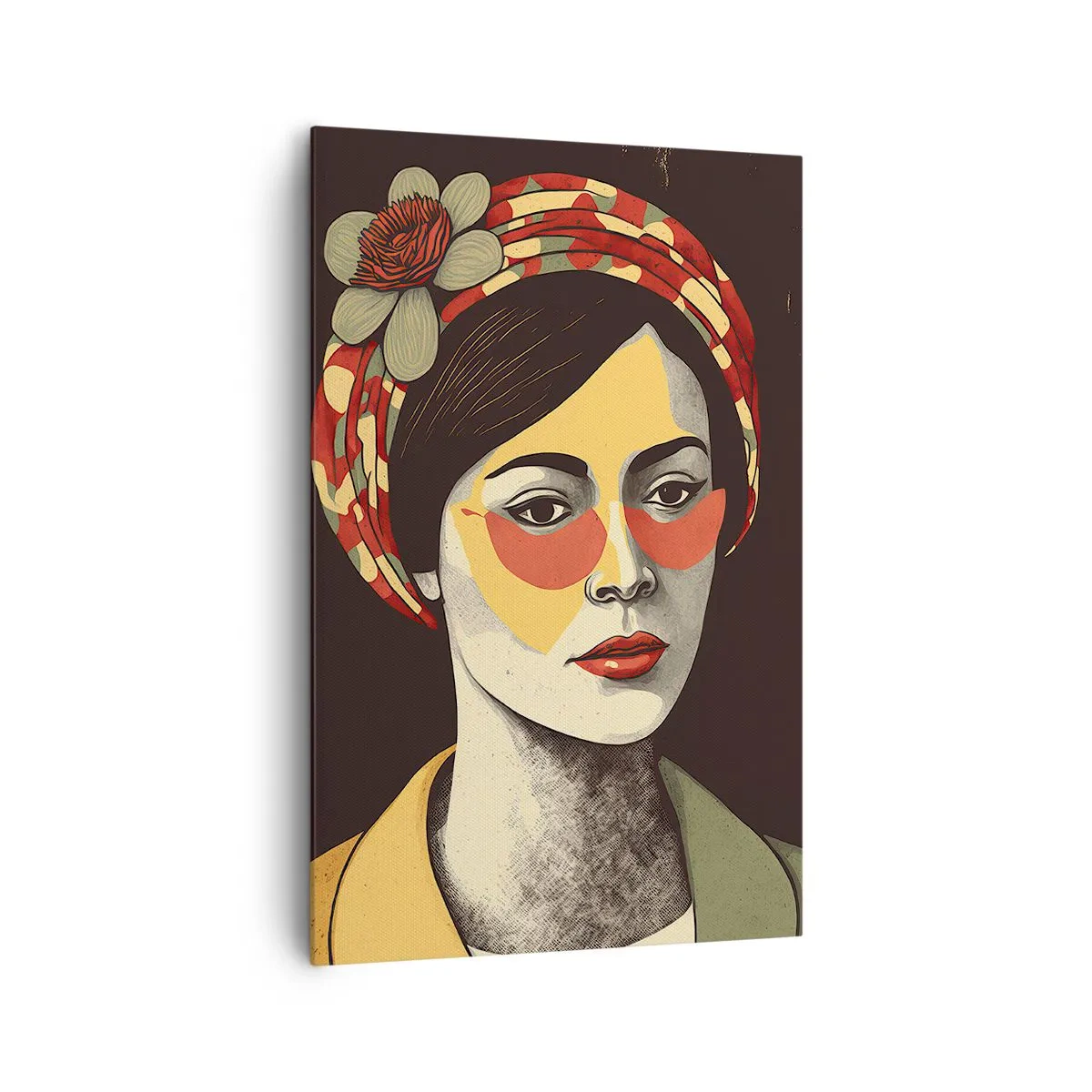 Canvastavla - Bild på duk - Koralldam - 80x120 cm