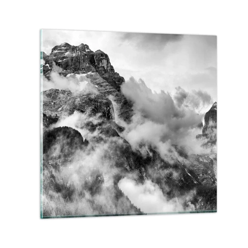 Glastavla - Bild på glas - Vackra och grymma - 70x70 cm