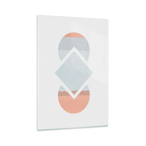 Glastavla - Bild på glas - Situationen är klar - 80x120 cm