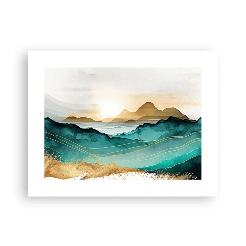 Affisch - På gränsen till abstraktion - landskap - 40x30 cm