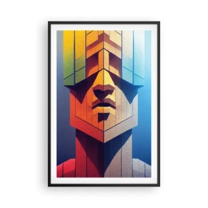 Affisch i svart ram - En man med principer - 61x91 cm