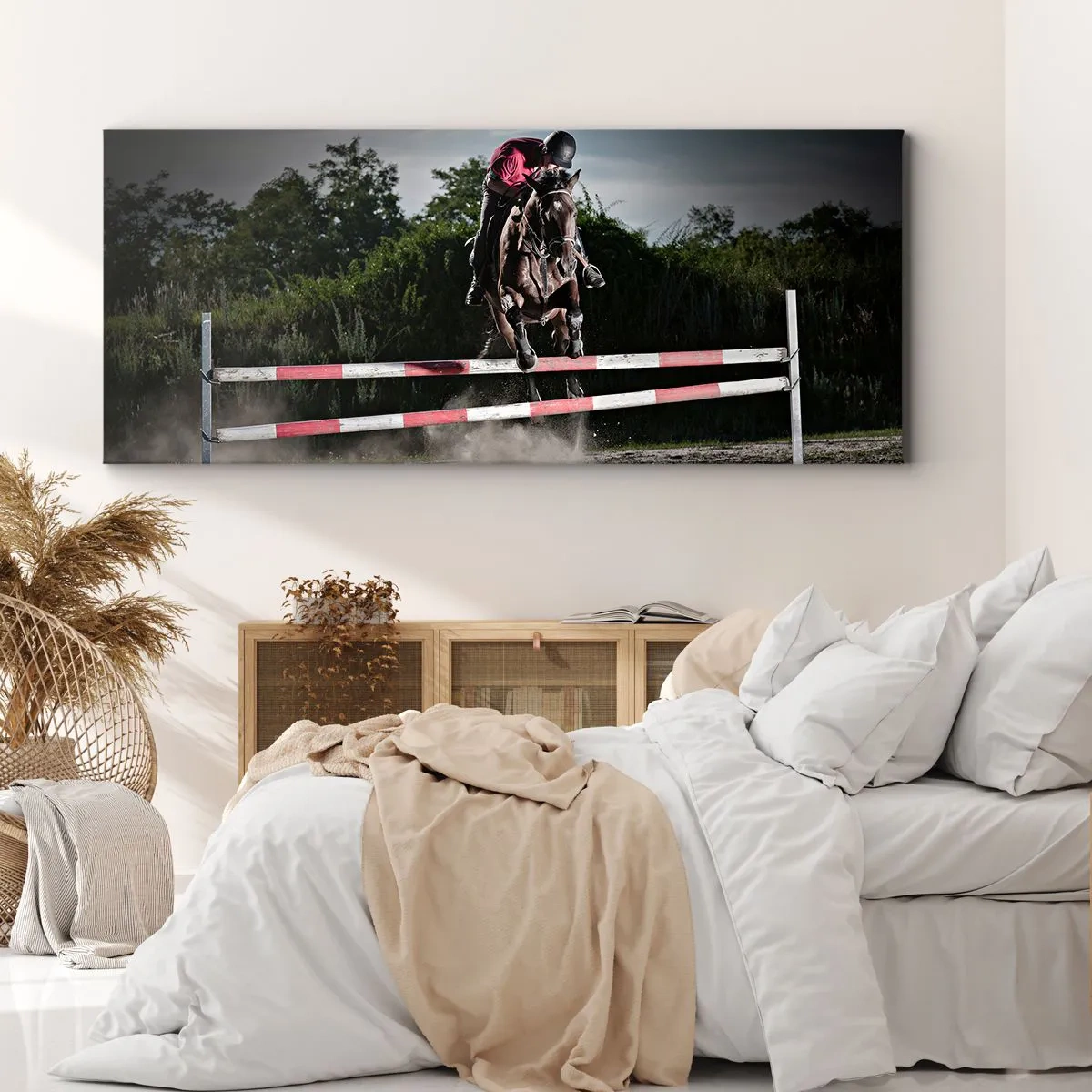Canvastavla - Bild på duk - Tillsammans mot seger - 100x40 cm