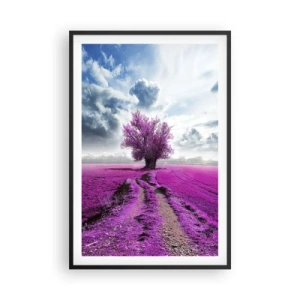 Affisch i svart ram - Ljunghed - 61x91 cm