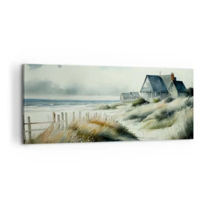 Canvastavla - Bild på duk - Borta från liv och rörelse - 100x40 cm