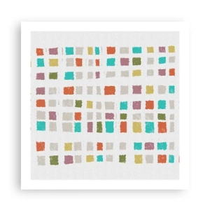 Affisch - Ett okänt spel - 60x60 cm