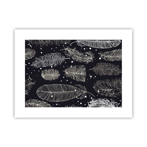 Affisch - Fjäderspets - 40x30 cm