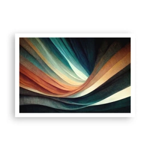 Affisch - Vävd av färger - 100x70 cm