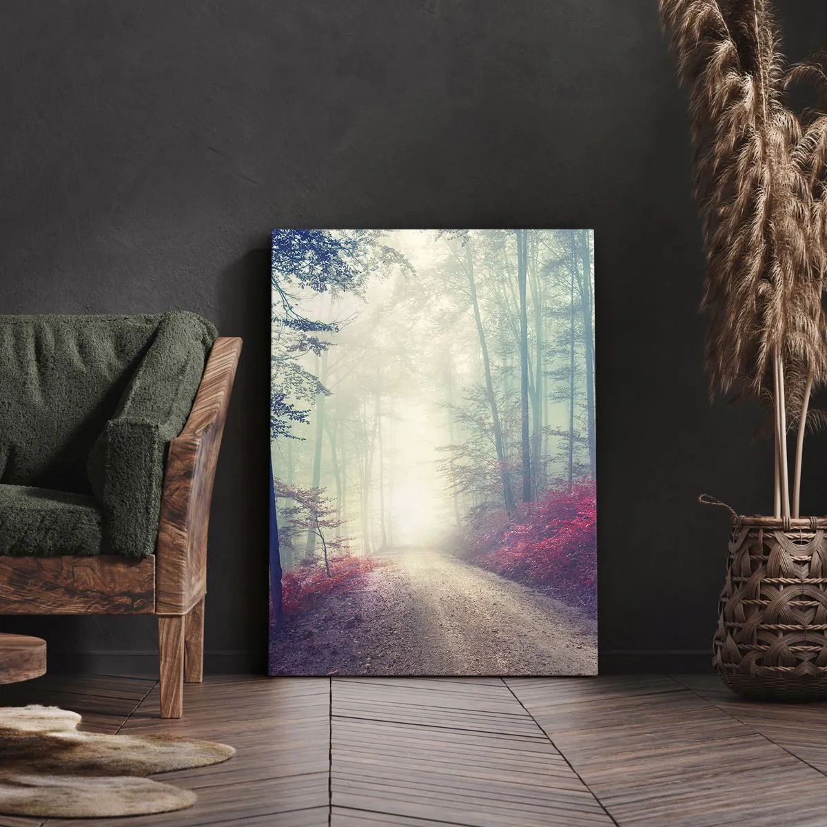 Canvastavla - Bild på duk - Det är bra att gå upp tidigt - 50x70 cm