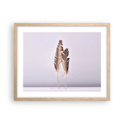 Affisch i ram av ljusek - Mot intet - 50x40 cm