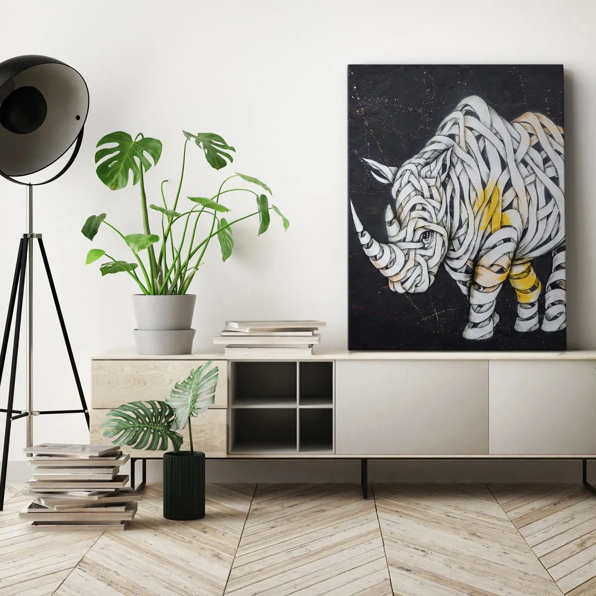 Canvastavla - Bild på duk - Grovhet är en myt - 45x80 cm