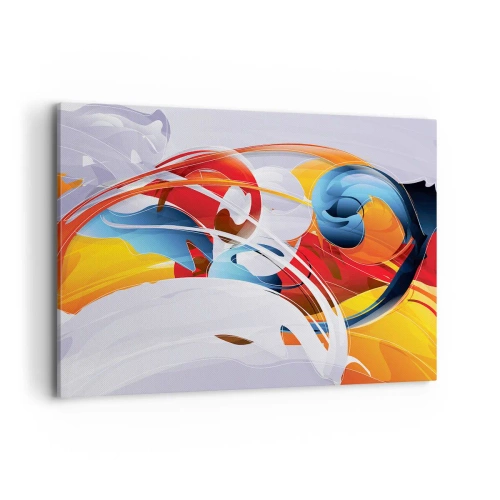 Canvastavla - Bild på duk - Elementens dans - 120x80 cm