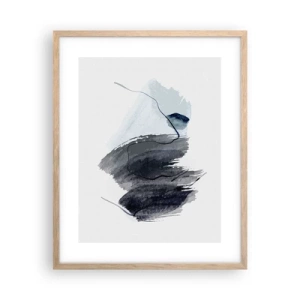 Affisch i ram av ljusek - Intensitet och rörelse - 40x50 cm