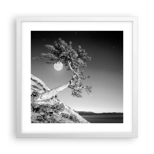 Affisch i vit ram - Segerrik kämpe - 40x40 cm