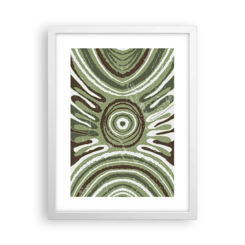 Affisch i vit ram - Explosion av känslor - 30x40 cm