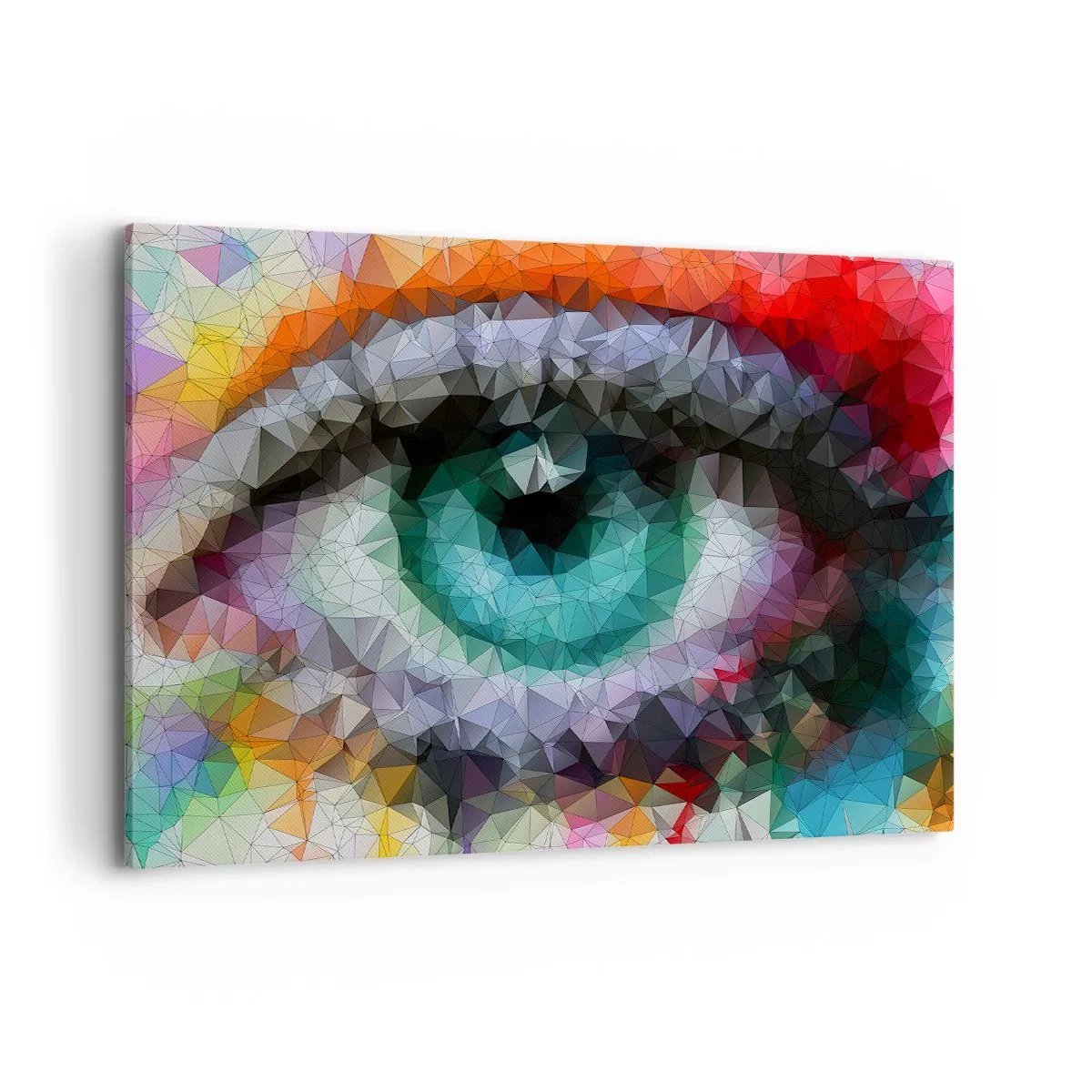 Canvastavla - Bild på duk - Kristallögonens glans - 100x70 cm