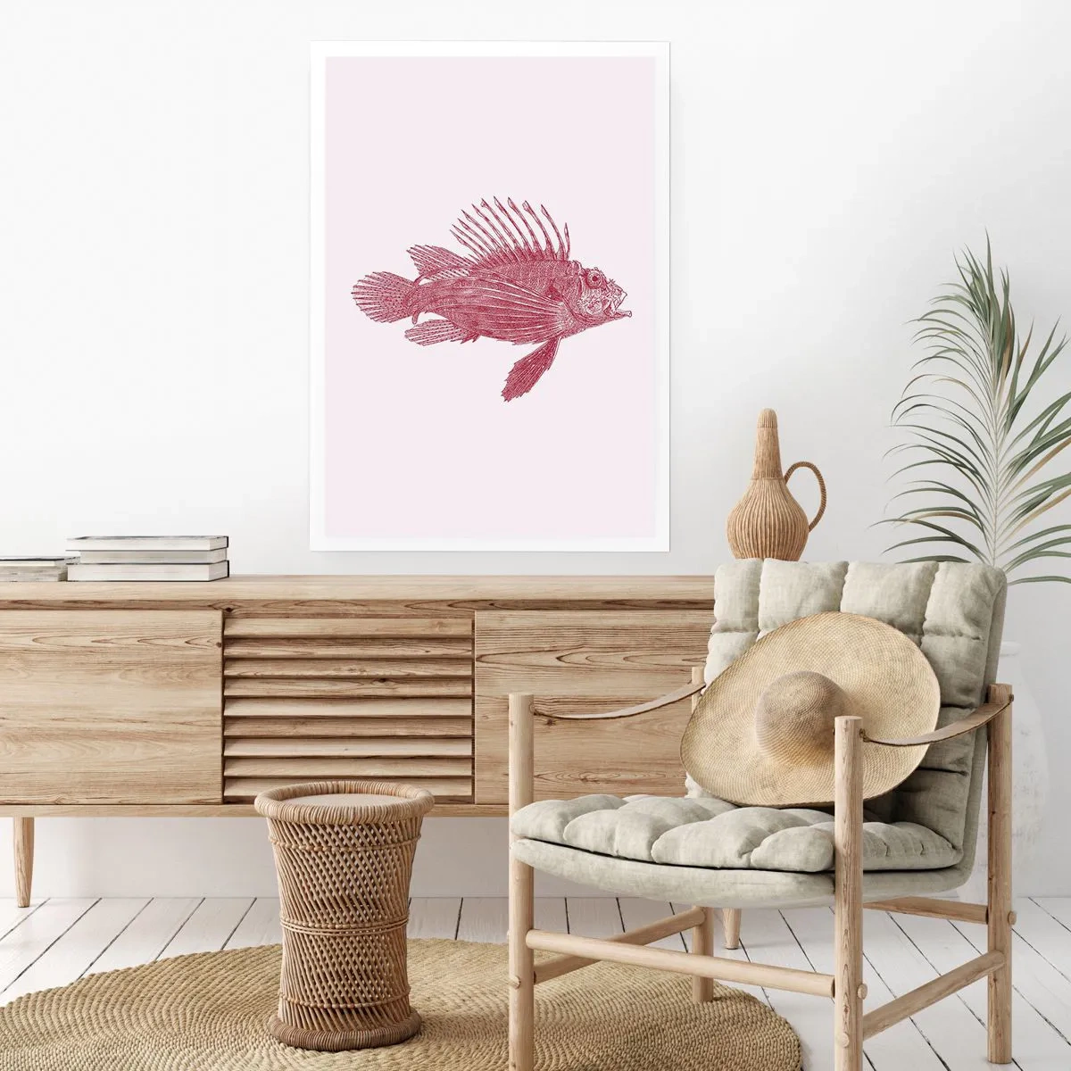 Affisch - En invånare i exotiska vatten - 70x100 cm