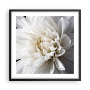 Affisch i svart ram - En bruds morgon - 50x50 cm