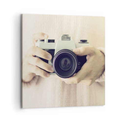 Canvastavla - Bild på duk - För att veta mer... - 60x60 cm