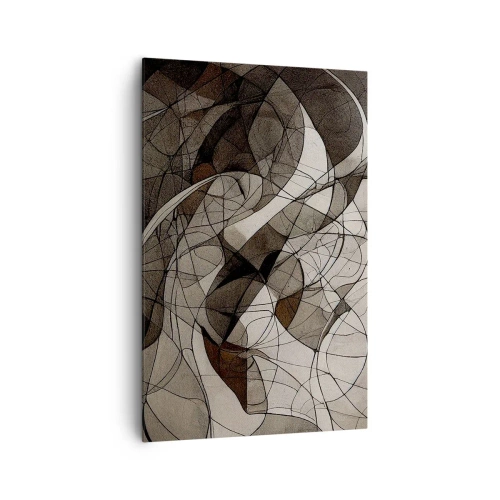 Canvastavla - Bild på duk - Cirkulation av jordens färger - 80x120 cm