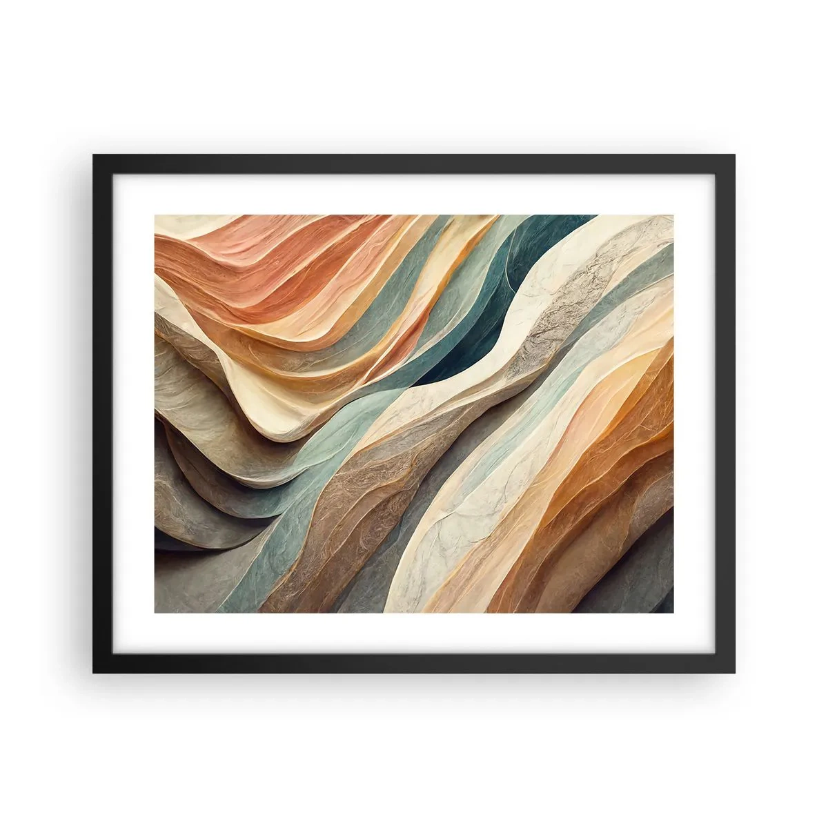 Affisch i svart ram - Ögonblick före förändring - 50x40 cm