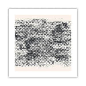 Affisch - Dimmig komposition - 40x40 cm